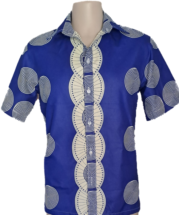 Powered Ankara short sleeve shirt