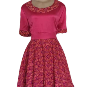 Powered Shweshwe Dress 001