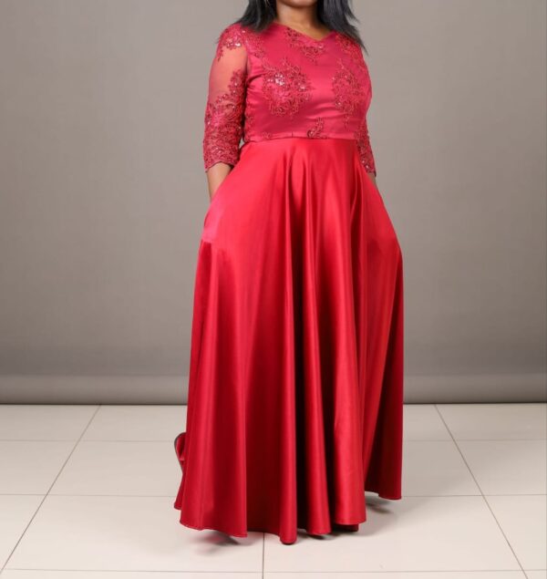 Powered Red Dress 001